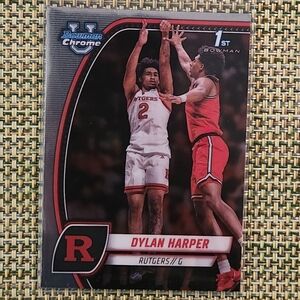 Dylan Harper Bowman Chrome Basketball Card